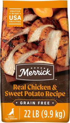 Merrick Real Chicken + Sweet Potato Recipe Grain-Free Adult Dry Dog Food