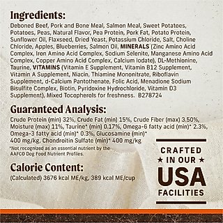 Merrick Real Texas Beef + Sweet Potato Recipe Grain-Free Chicken-Free Adult Dry Dog Food, 22-lb bag slide 5 of 9