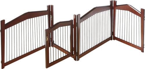 Show full view: Merry Products 2-in-1 Configurable Single Door Furniture Style Dog Crate & Gate, 39 inch slide 6 of 12