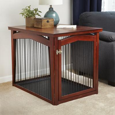 Show full view: Merry Products 2-in-1 Configurable Single Door Furniture Style Dog Crate & Gate, 39 inch slide 9 of 12