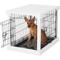 Show in main carousel: Merry Products Double Door Furniture Style Dog Crate & End Table, 27 inch slide 4 of 12