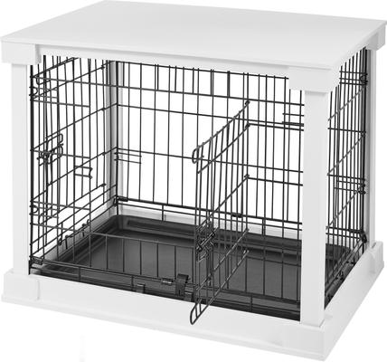 Show full view: Merry Products Double Door Furniture Style Dog Crate & End Table, 27 inch slide 9 of 12