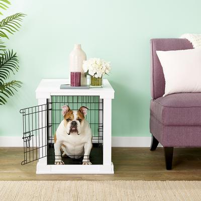 Show full view: Merry Products Double Door Furniture Style Dog Crate & End Table, 32 inch slide 1 of 11