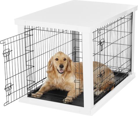 Show full view: Merry Products Double Door Furniture Style Dog Crate & End Table, 43 inch slide 3 of 11