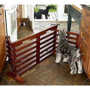 Merry Products Gate-n-Crate Folding Convertible Dog & Cat Gate, 29-in