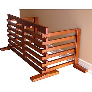 Merry Products Gate-n-Crate Folding Convertible Dog & Cat Gate, 29-in