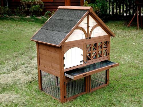 Show full view: Merry Products Tudor Decorative Rabbit Hutch slide 4 of 11