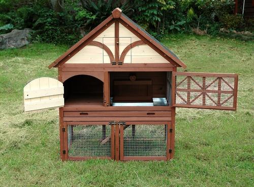 Show full view: Merry Products Tudor Decorative Rabbit Hutch slide 3 of 11