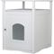 Show in main carousel: Merry Products Washroom Night Stand Multifunctional Litter Pan Cover, White slide 2 of 8
