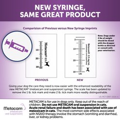Metacam (Meloxicam) Oral Suspension for Dogs, 0.5 mg/mL, 15-mL slide 2 of 9