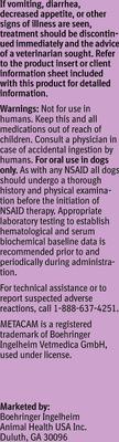 Show full view: Metacam (Meloxicam) Oral Suspension for Dogs, 1.5 mg/mL, 10-mL slide 9 of 12