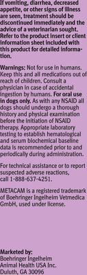 Show full view: Metacam (Meloxicam) Oral Suspension for Dogs, 1.5 mg/mL, 180-mL slide 9 of 12