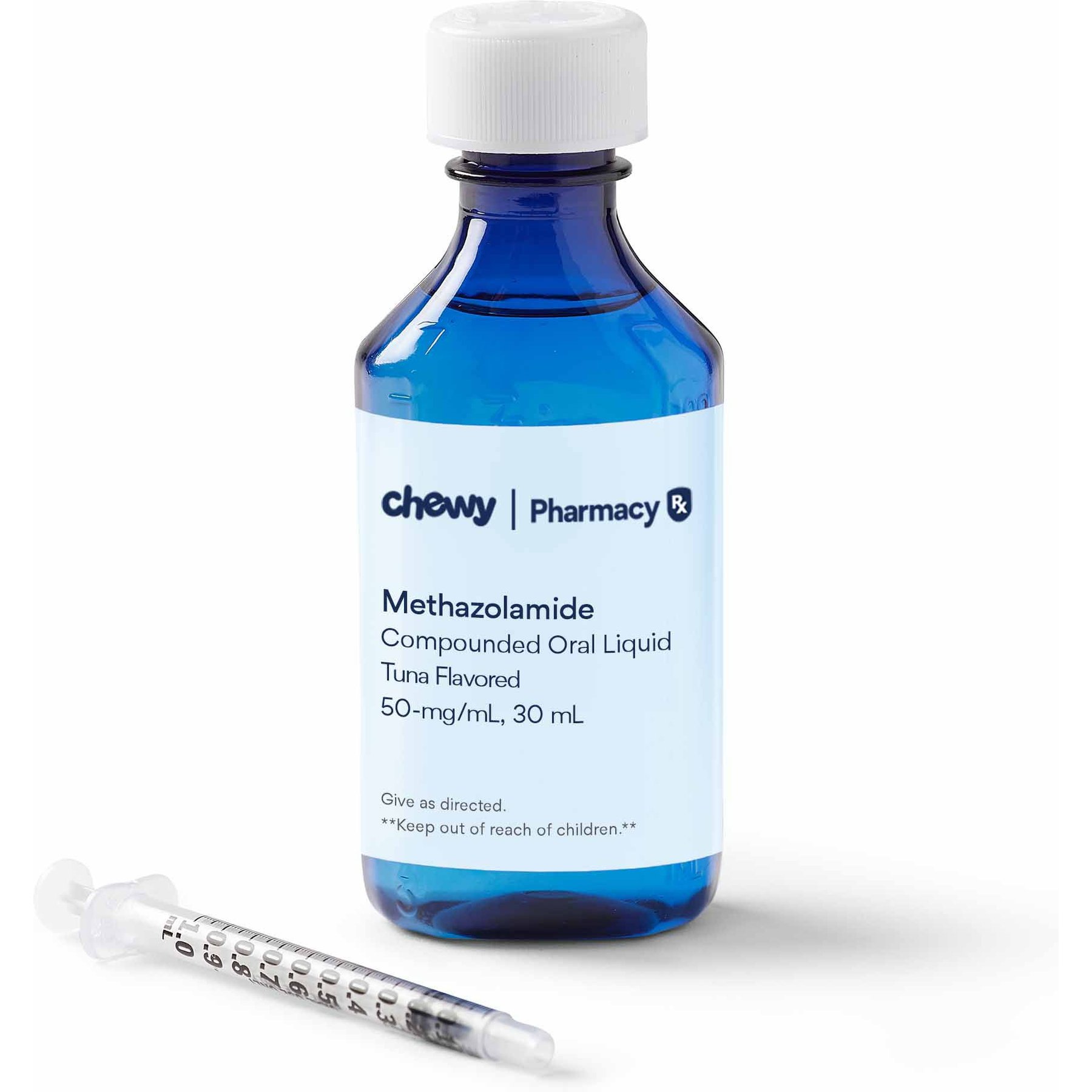 Methazolamide Compounded Tuna Oral Oil Suspension, 50 mg/mL, 30 mL for Veterinary use