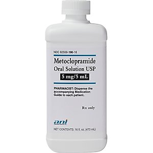 Metoclopramide (Generic) Oral Solution, 5mg/5mL, 16-oz