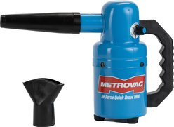 MetroVac Air Force Quick Draw Mini Portable Variable Speed Pet Dryer, Blue