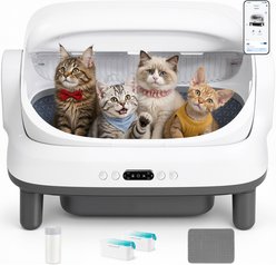MewVault Automatic Open Top Self Cleaning Cat Litter Box, XXX-Large: 26 x 17 x 21-in slide 1 of 9