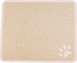 Miaustore Dog & Cat Waterproof Dinner Placemat, Cream