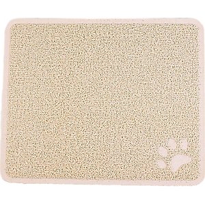 Miaustore Dog & Cat Waterproof Dinner Placemat, Cream