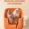 Show in main carousel: Michu Container Cat Litter Box, Coral slide 3 of 10