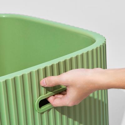 Show full view: Michu Container Cat Litter Box, Sage slide 4 of 6