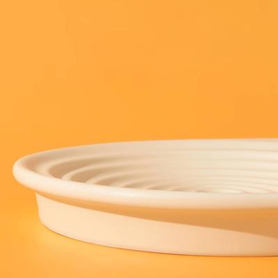 Show full view: Michu Dinnerware Ceramic Cat Dish, Large, Cream slide 4 of 4