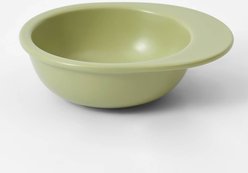Michu Dinnerware Ceramic Cat Hat Bowl, Large, Green