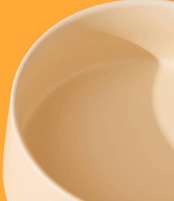 Show full view: Michu Dinnerware Ceramic Cat Water Bowl, Large, Cream slide 4 of 4