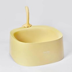 Michu Macaron High Edge Open Style Cat Litter Box, Pineapple