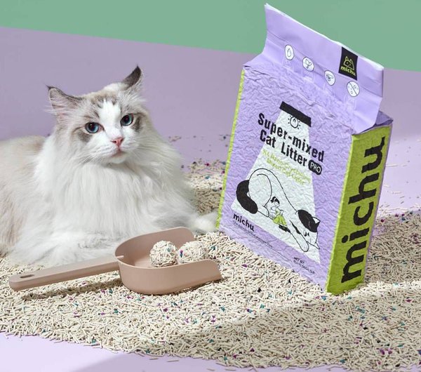 Michu Mixed Tofu Heavy Duty Flushable Kitty Litter, 5.5-lb bag