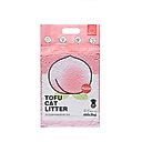 Michu Natural Clumping Flushable Tofu Cat Litter, 5.5-lbs bag, Peach
