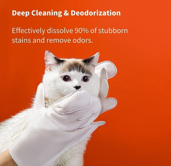 Michu Pet Cleaning Gloves & Wipes, 10 count