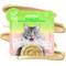 Show in main carousel: Michu Rainbow Mousse Chicken with Spinach & Salmon Flavor Pate Wet Cat Food, 1.76-oz pouch, case of 10 slide 1 of 8