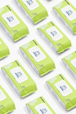 Show full view: Michu Soft Skin-Friendly Unscented Cotton Bubble Cat Grooming Wipes, 80 count slide 9 of 10