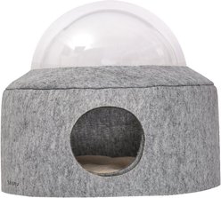 Michu Space Capsule Cat Bed, Small, Gray
