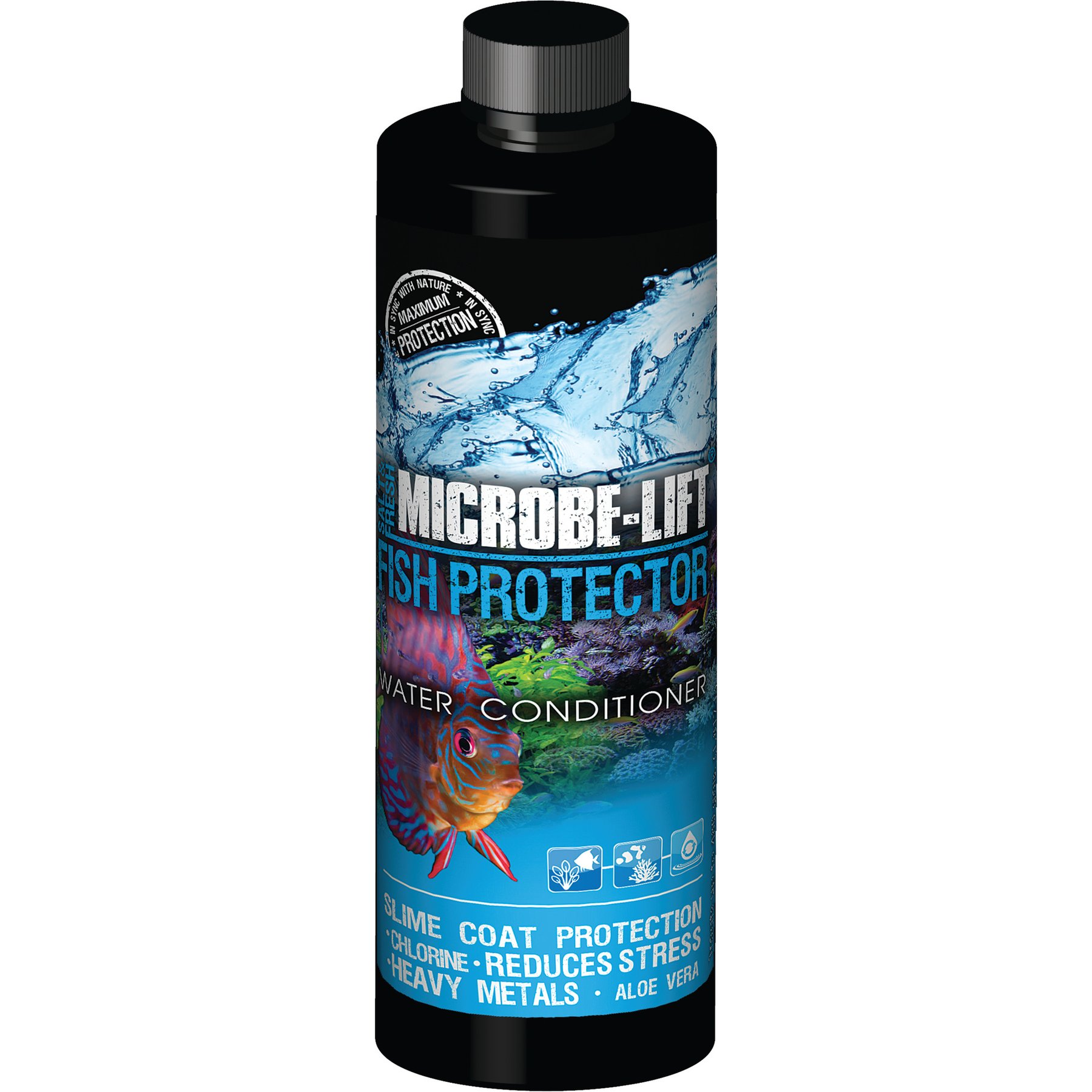 Microbe-Lift Aquatic Stress Relief Aquarium Treatment, 8-oz bottle