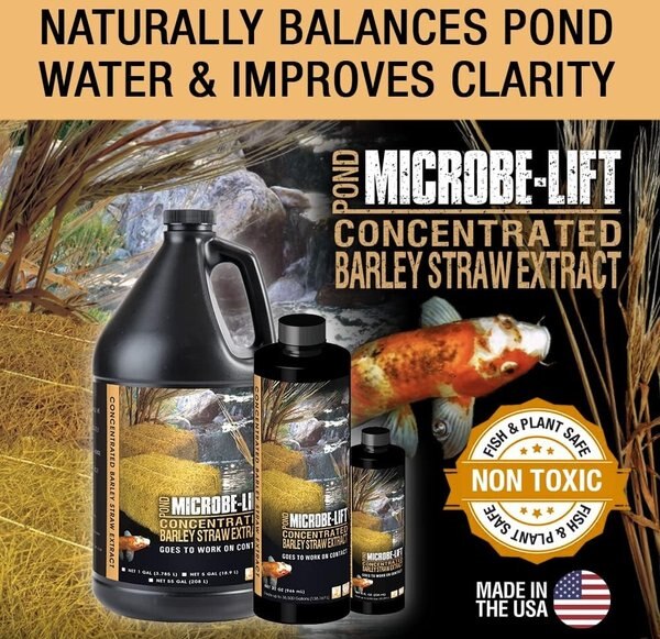 Microbe-Lift Barley Straw Concentrated Extract Pond Water Treatment