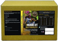 Microbe-Lift Barley Straw Pellets+ Pond Water Caree, 4.4-lb box