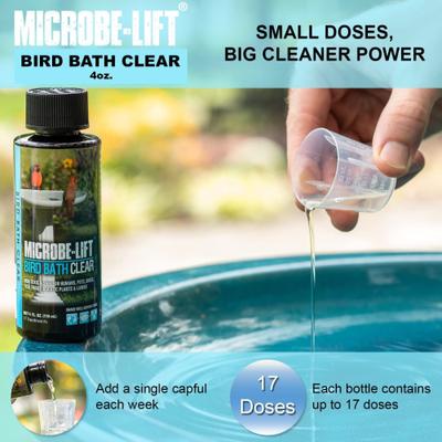 Show full view: Microbe-Lift Bird Bath Clear Solution, 4-oz bottle slide 8 of 9