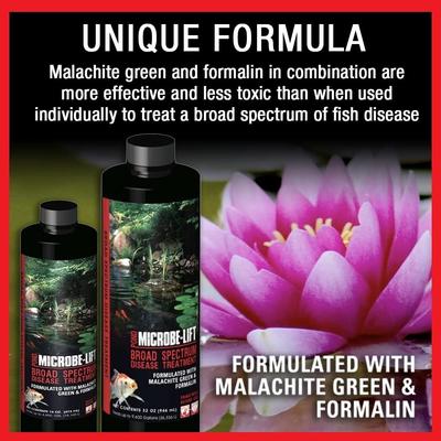 Show full view: Microbe-Lift Broad Spectrum Disease Fish Treatment, 32-oz bottle slide 4 of 7