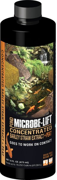 Microbe-Lift Concentrated Barley Straw Extract & Peat Pond Cleaning Liquid, 16-oz bottle