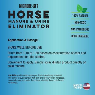 Show full view: Microbe-Lift EQ1 Concentrated Liquid Equine Odor Eliminator, 1-gal jug slide 8 of 9
