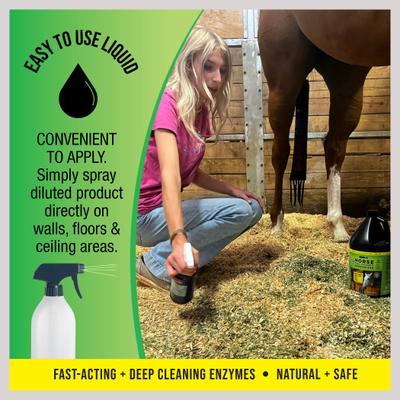 Show full view: Microbe-Lift EQ2 Barn, Stall, & Stable Liquid Equine Odor Eliminator, 1-gal jug slide 3 of 8