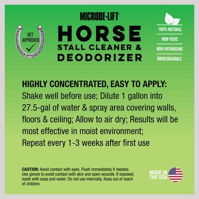 Show full view: Microbe-Lift EQ2 Barn, Stall, & Stable Liquid Equine Odor Eliminator, 1-gal jug slide 7 of 8