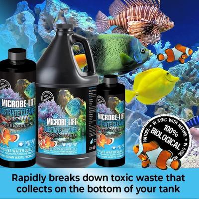 Show full view: Microbe-Lift Gravel & Substrate Aquarium Cleaner, 8-oz bottle slide 2 of 7