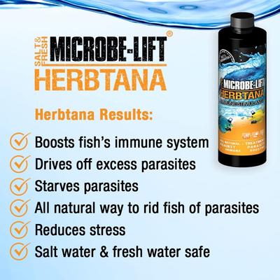 Show full view: Microbe-Lift Herbtana Salt & Freshwater Fish Treatment, 16-oz bottle slide 4 of 7