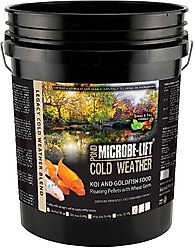 Microbe-Lift Legacy Cold Weather Floating Pellets with Wheat Germ Koi & Goldfish Food, 14.5-lb bucket