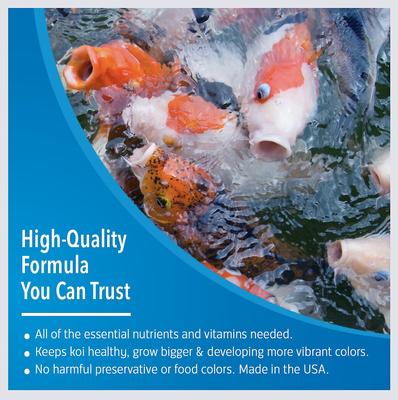 Show full view: Microbe-Lift Legacy Cold Weather Floating Pellets with Wheat Germ Koi & Goldfish Food, 14.5-lb bucket slide 2 of 5