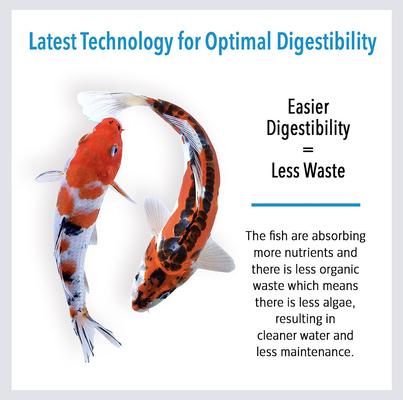 Show full view: Microbe-Lift Legacy Cold Weather Floating Pellets with Wheat Germ Koi & Goldfish Food, 14.5-lb bucket slide 3 of 5