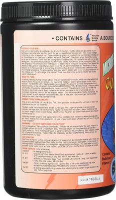 Show full view: Microbe-Lift Legacy Growth & Energy Floating Pellets with Color Enhancer Koi & Goldfish Food, 12-oz jar slide 6 of 7