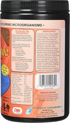Show full view: Microbe-Lift Legacy Growth & Energy Floating Pellets with Color Enhancer Koi & Goldfish Food, 12-oz jar slide 5 of 7